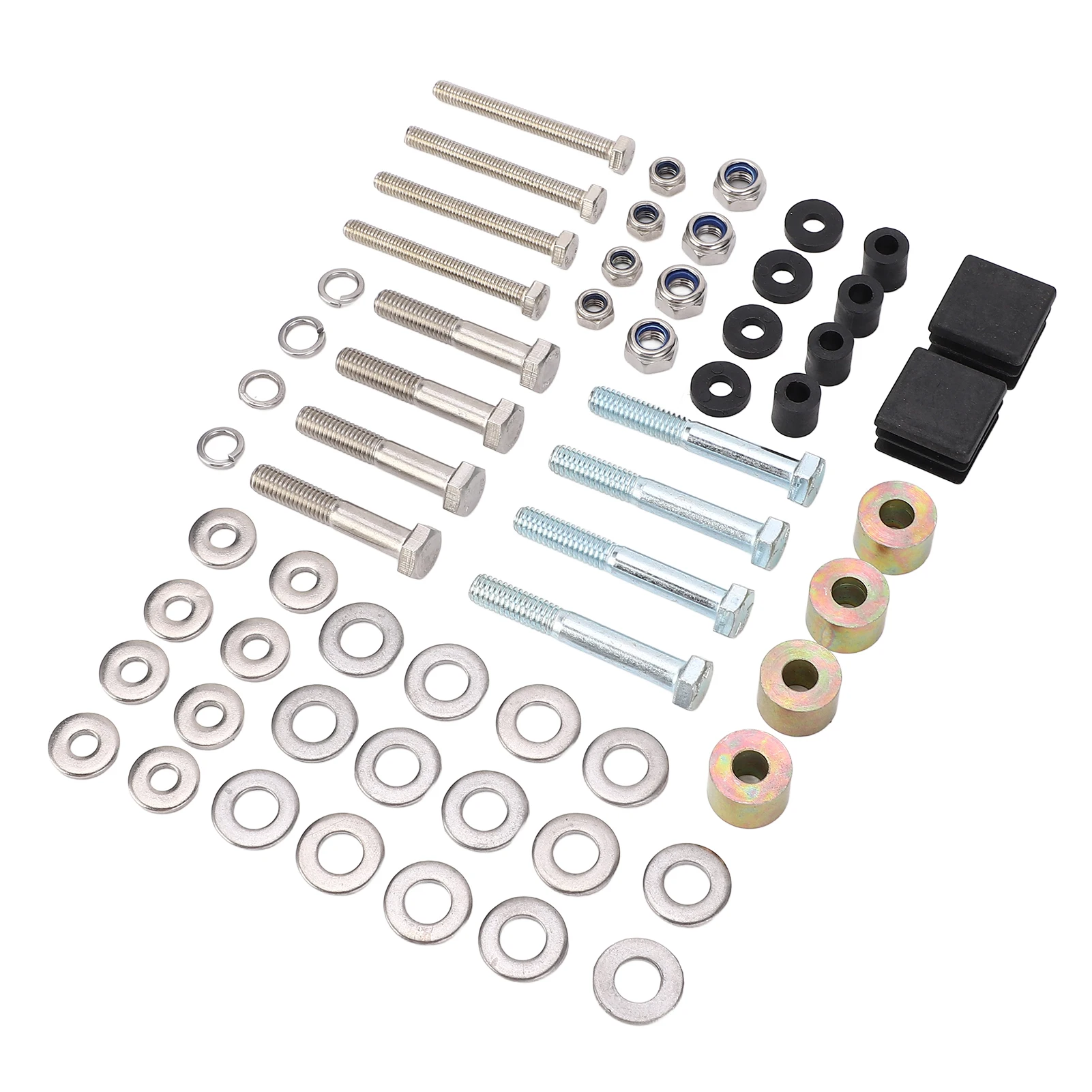 Suntop Hardware Kit 75465G01 Shade Top Metal Strut Screw Bushings Repair Kit Replacement for E‑Z‑GO 54 Inch Suntop Golf Cart