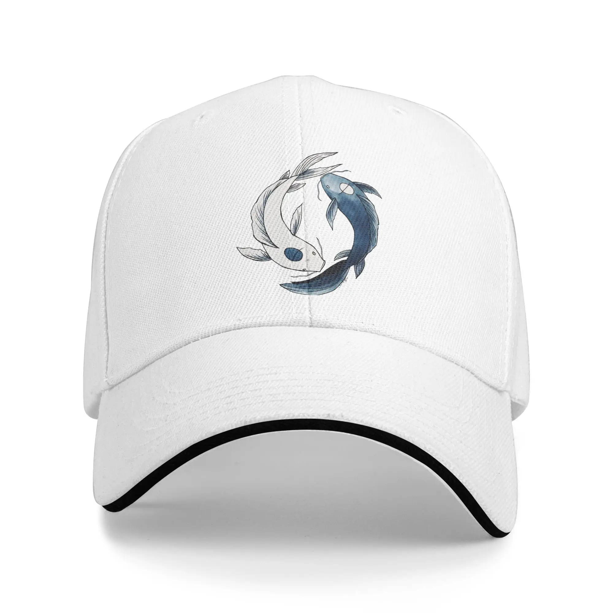 Spring Tui And La Yin Yang Fish Baseball Cap Outdoor Sports Custom DIY Sun Hip Hop Hats Couple Women Hot Sale Baseball Caps
