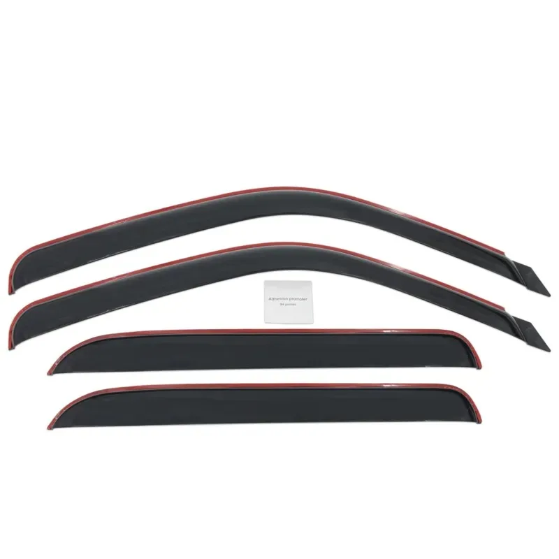 Window Rain Shield For 2001-2006 Chevrolet Silverado GMC Sierra Crew Cab Four Door Visor Deflector Weather Guard Accessories