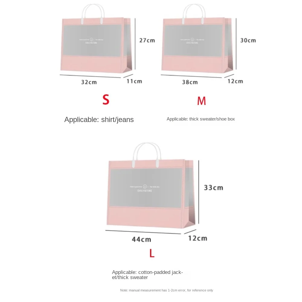 PVC Transparent Handbag Shoulder Bag Large Capacity Shopping Tote Bag Travel Beach Bag Waterproof Swimming Storage Bag Gift Bag