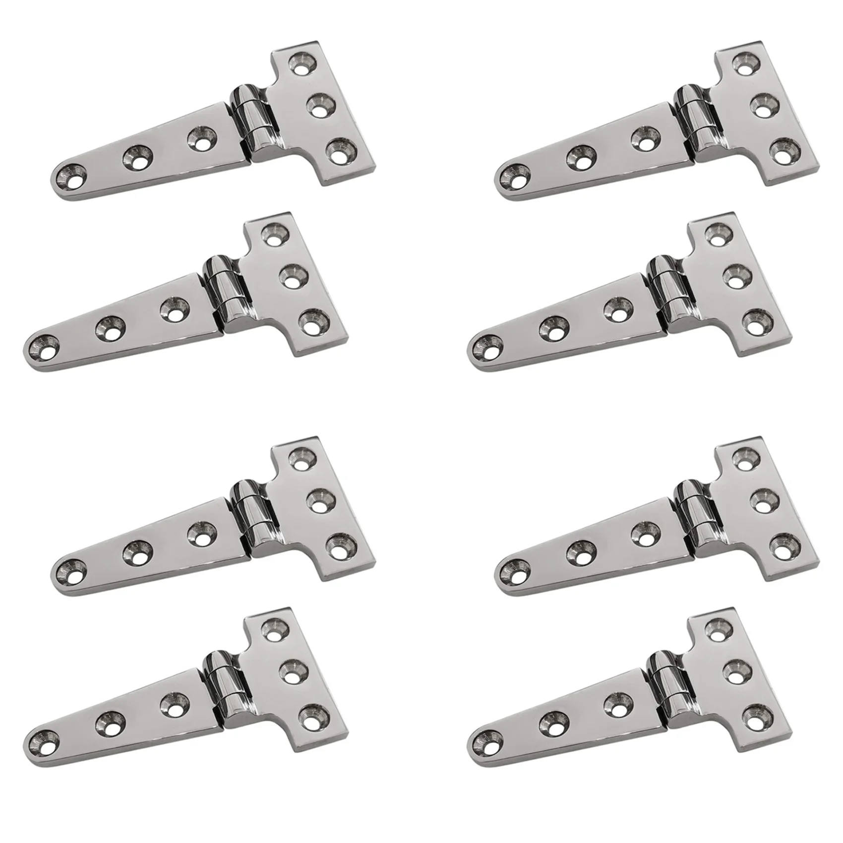 TFTP-8 PCS Heavy Duty T Hinge 316 Stainless Steel Marine Grade Casting Hinge Door Hatch Hinge Boat
