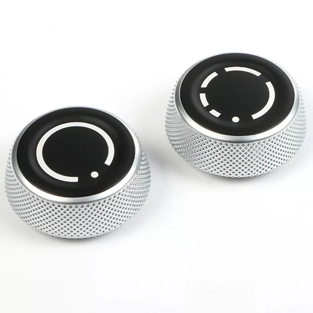 

Volume Knob Button Radio Volume Knob For Broken Damaged Replacement Silver Black Color Direct Replacement High-quality Materials