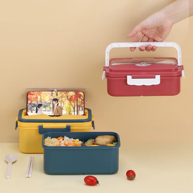 

Food-grade materials food storage set Odor retention prevention wholesale lunch box pp+wheat food storage bowl