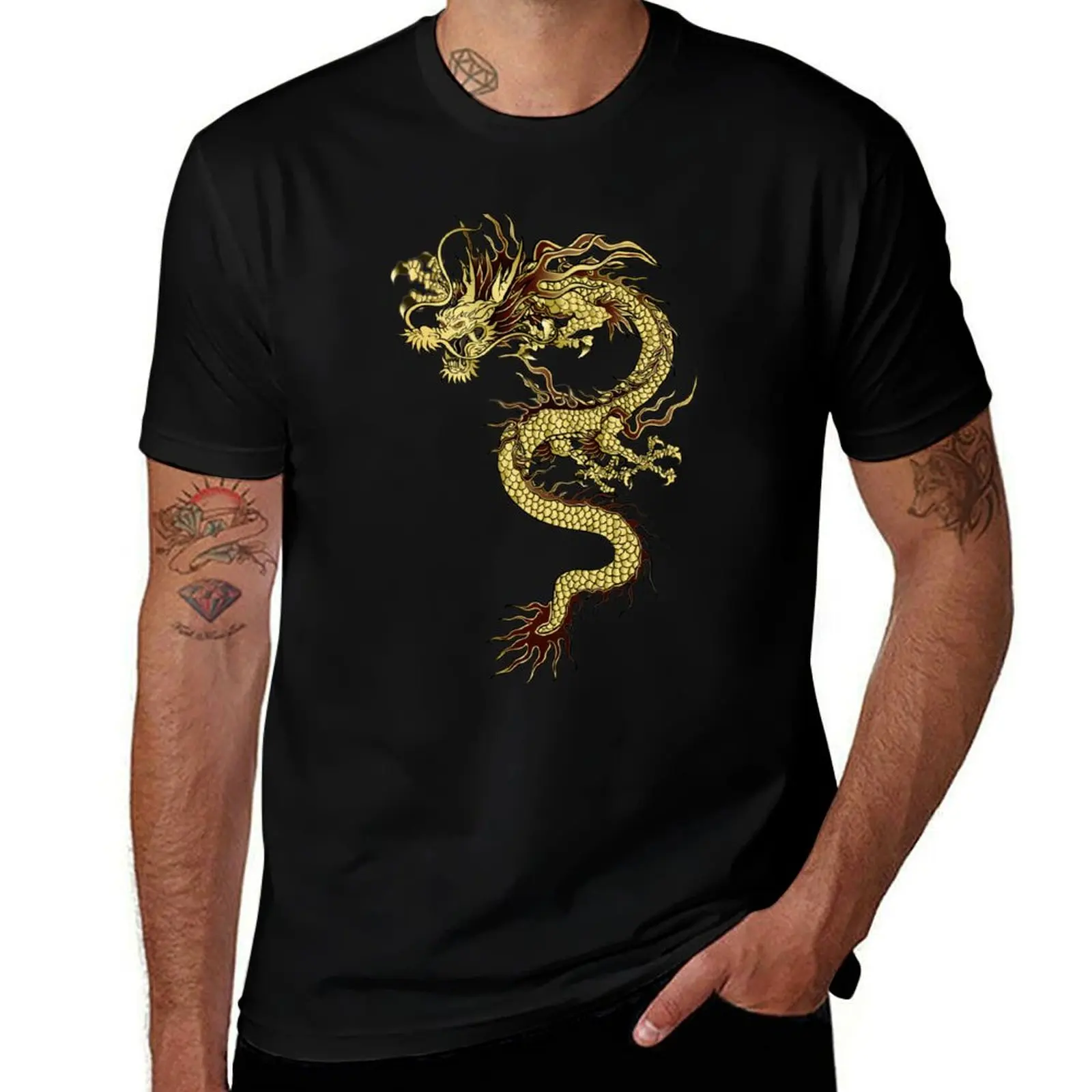 

GOLDEN DRAGON T-Shirt Sun Block Outdoor T-Shirt