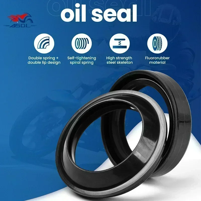 33x46x11 33*46*11 Motorcycle Accessories Front Fork Damper Oil Seal 33 46 11 Dust Cover For HONDA 91255-413-881 51490-KEY-700