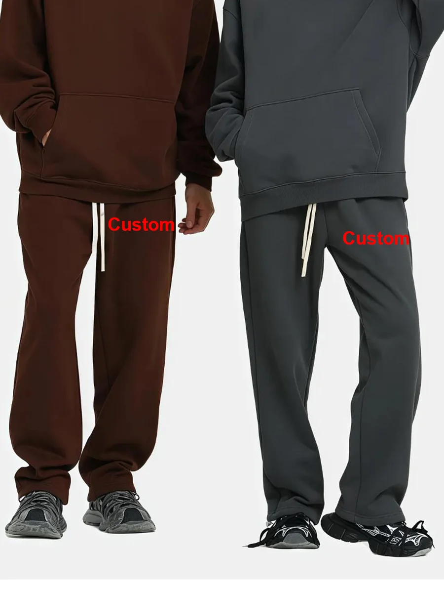 

03 Custom LOGO Image Pants Straight drawstring for Men Daily Sweatpant Hot Sales Casual Versatile New Fashion the Four Seasons