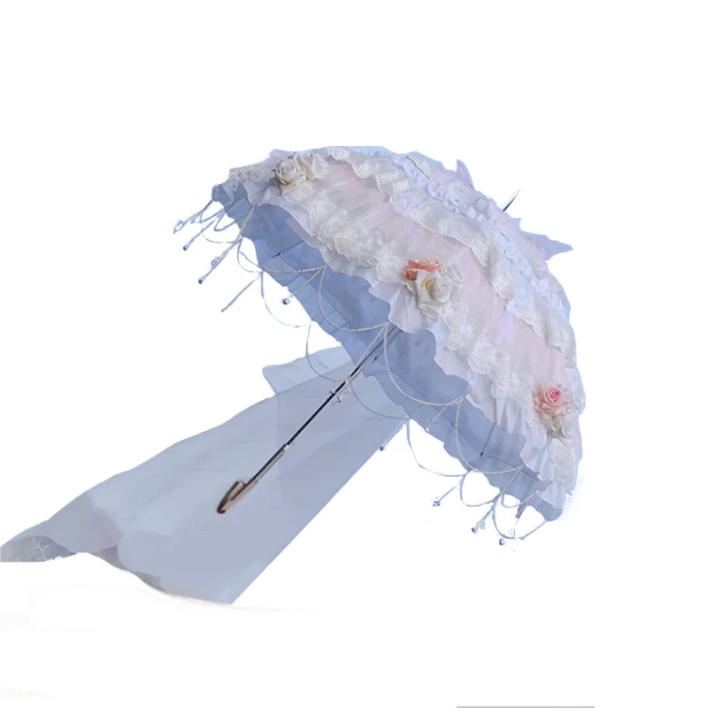 

Christmas wedding pink umbrella