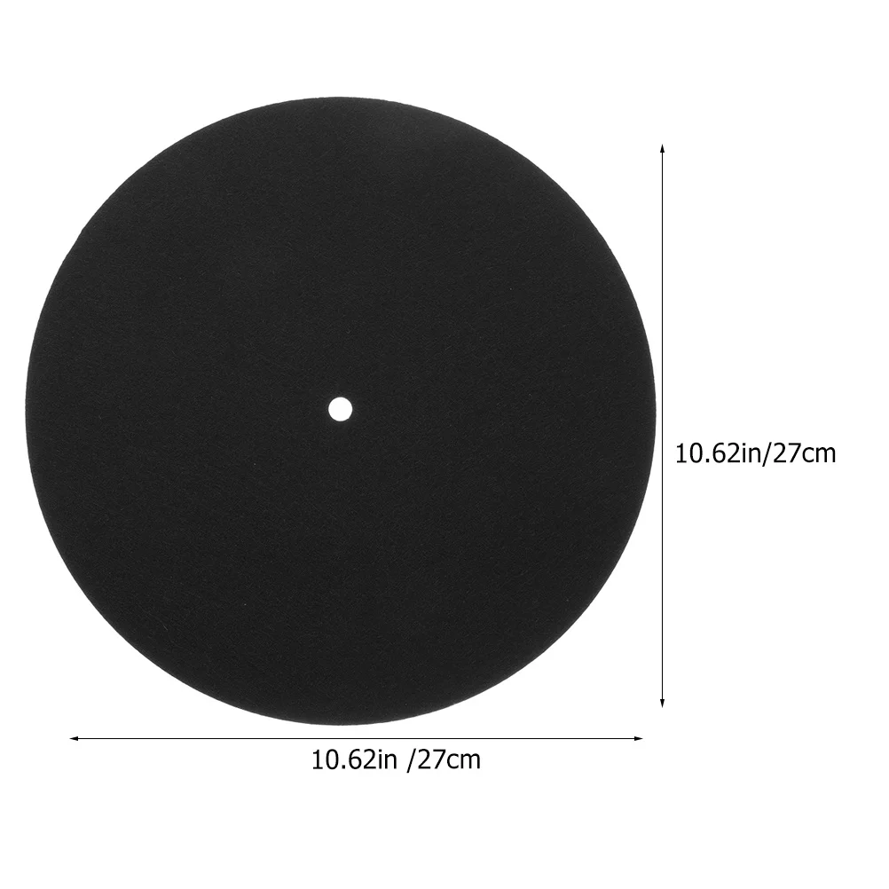 2Pcs Vinyl Record Protective Mat Durable Felt Pads Replacement for Record Player Accessories Turntable Use Turntable Mat