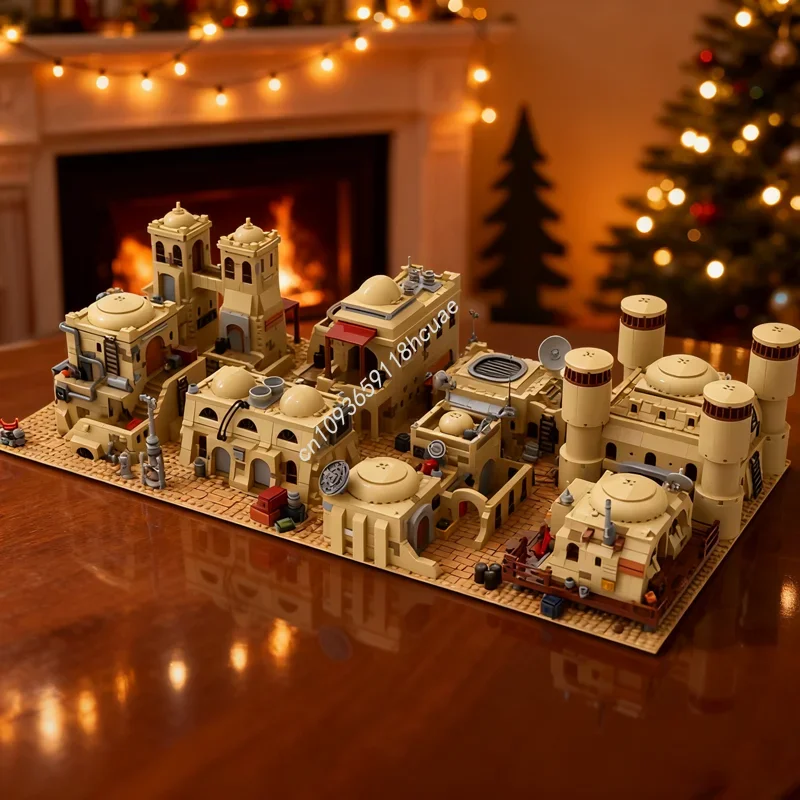 

7992pcs MOC SW Tatooine Mos Eisley Bundle Part Model Christmas gift Building blocks Construction Assemble DIY toys Kids Birthday