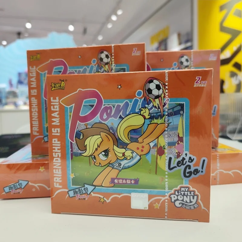 Kayou My Little Pony Authentic Official Trading Cards Full Box Fun Shadow Pack 8th Edition Cr Gilded Collectible Rare Set