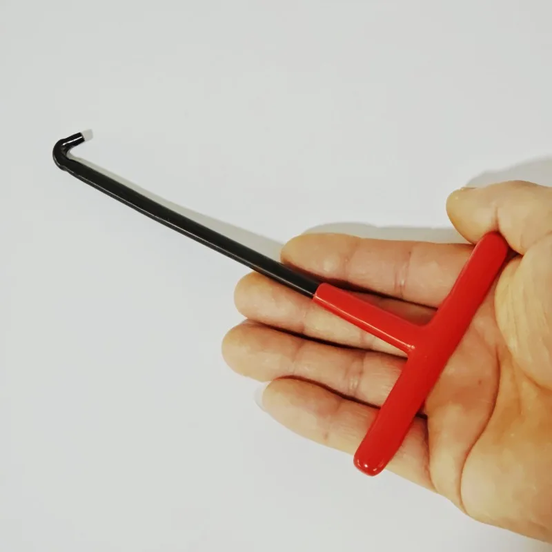 Motorcycle tool exhaust pipe spring, disassembly and assembly modification T-shaped exhaust pipe hook steel hook