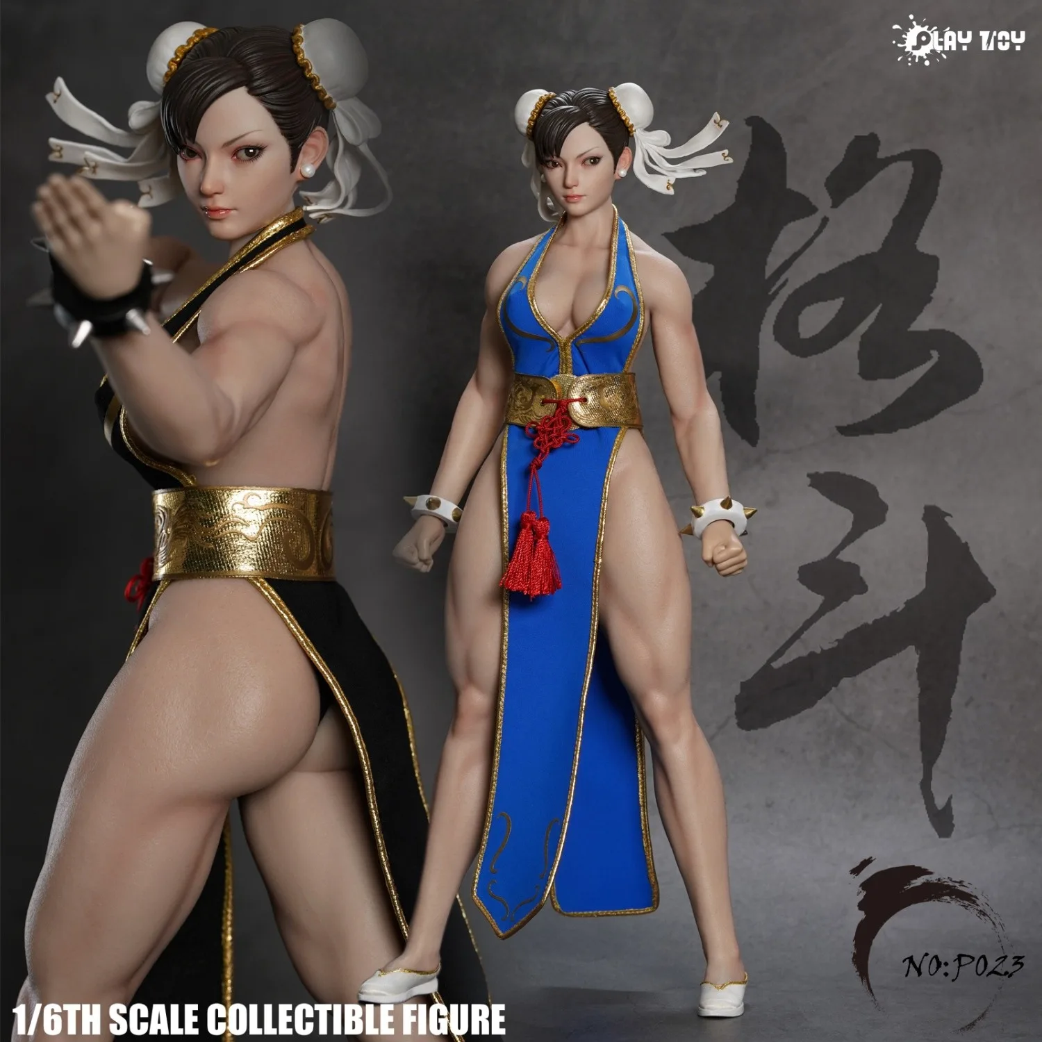 [pre-order] Play Toy Sutorīto Faitā Chun-Li 1/6 Model Toy Action Figures Anime Birthday Present Collect