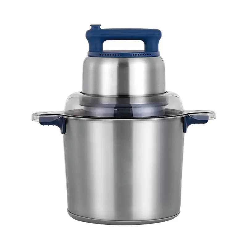 220V 8L Electric Meat Grinder Commercial Household Electric Stainless Steel Meat Grinder Kitchen Broken Meat Processing Machine
