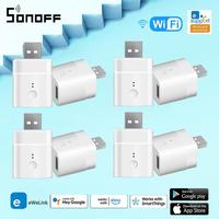 SONOFF Micro 5V USB Adapter Wifi Socket Smart Timing Charge Plug EWelink App Control Work With Alexa Google Alice Home Assistant