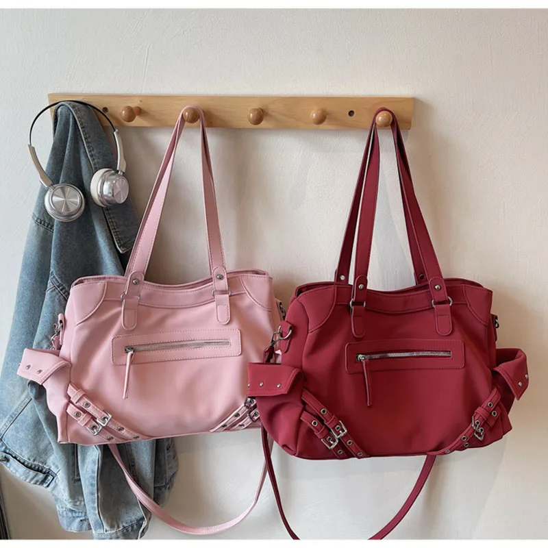 

Повседневные сумки-тоут большой вместимости для женщин, винтажные сумки на плечо, роскошные кожаные сумки через плечо, универсальные сумки