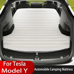 Per Tesla Model Y materasso ad aria per Automobile materasso ad aria gonfiabile in PVC campeggio all'aperto viaggio speciale letto da viaggio per auto in tessuto scamosciato