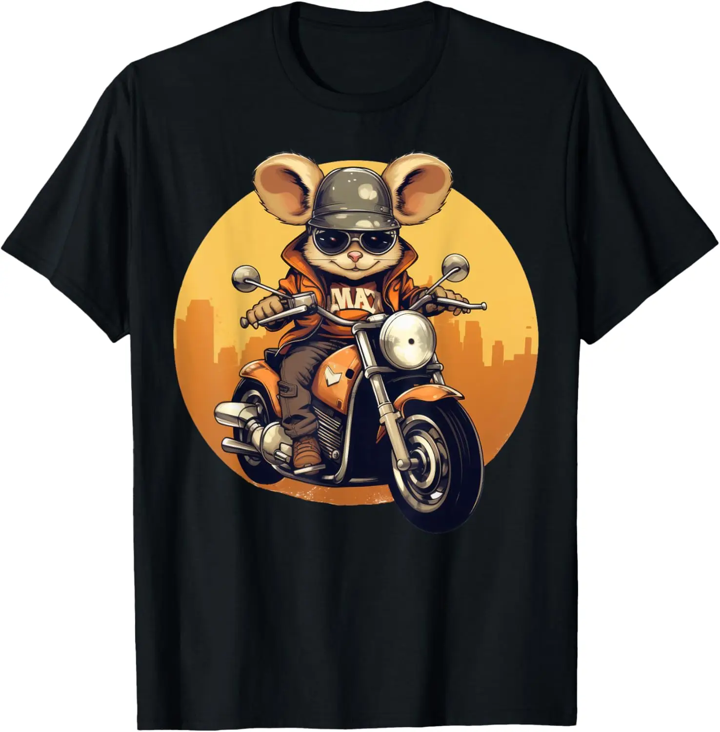 

Cool Mouse on the Motorcycle T-Shirt