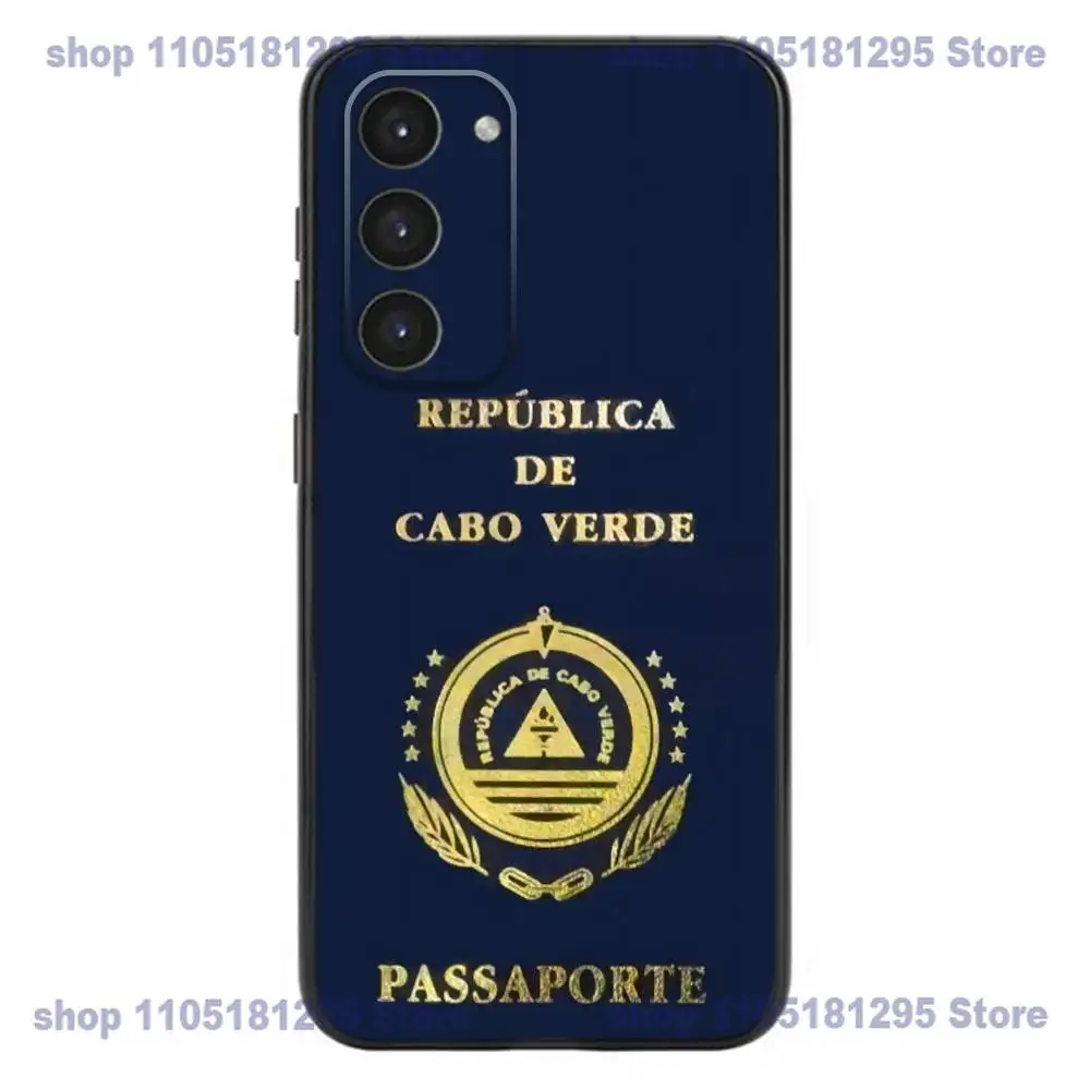 حافظة هاتف كيب فيردي لهاتف سامسونج جالاكسي A32,21s,22,31,52,53,72,73,Note20,8,9,10 غطاء أسود من السيليكون الناعم #6