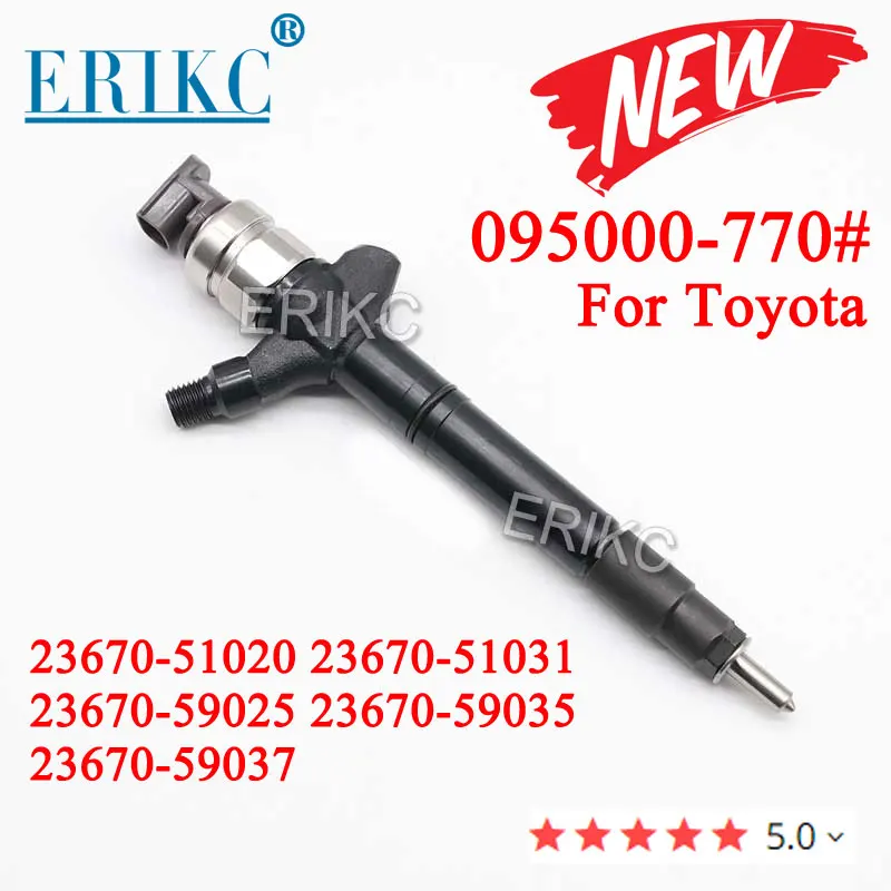 23670-51020 23670-51031 23670-59025 095000-7700 Common Rail Fuel Injection 095000-7701 for DENSO Toyota Land Cruiser 200