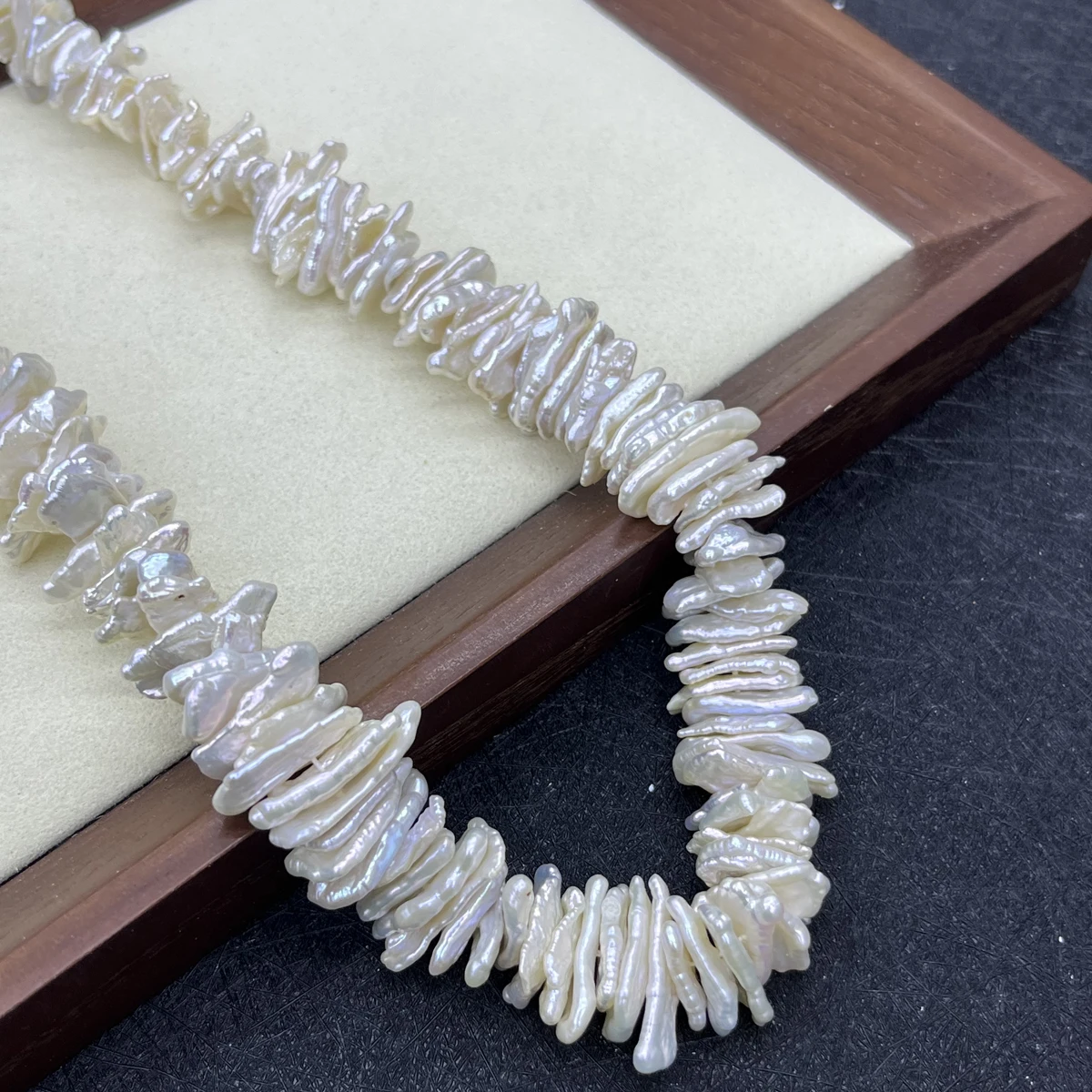 

6A Natural Freshwater Cross Hole Irregular Baroque Pearl Isolated Bead Jewelry Make DIY Necklace Bracelet Accessories Wedding