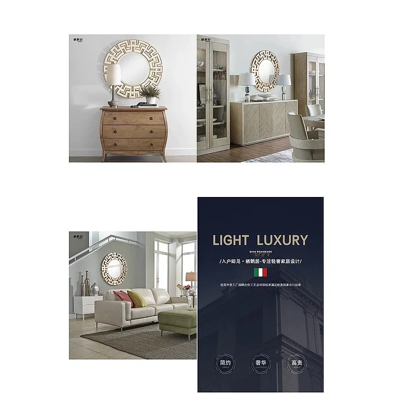 BJ Hidden Arch Sliding Mirror For Closet, Wall Selfie Decorative Mirror, Invisible Wardrobe