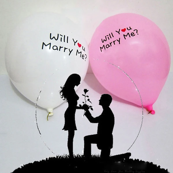 

50 Pcs Decoration Valentines Day Balloons Decorations Wedding Pink for Latex Engagement