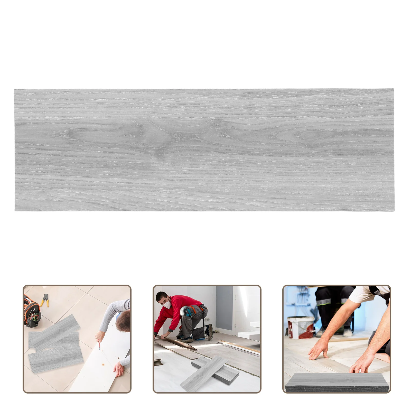 

32Pcs Peel and Stick Wood Grain Wallpaper for Walls Floors Furniture 45x15cm Self Adhesive Tile Stickers Kitchen Bathroom Decor