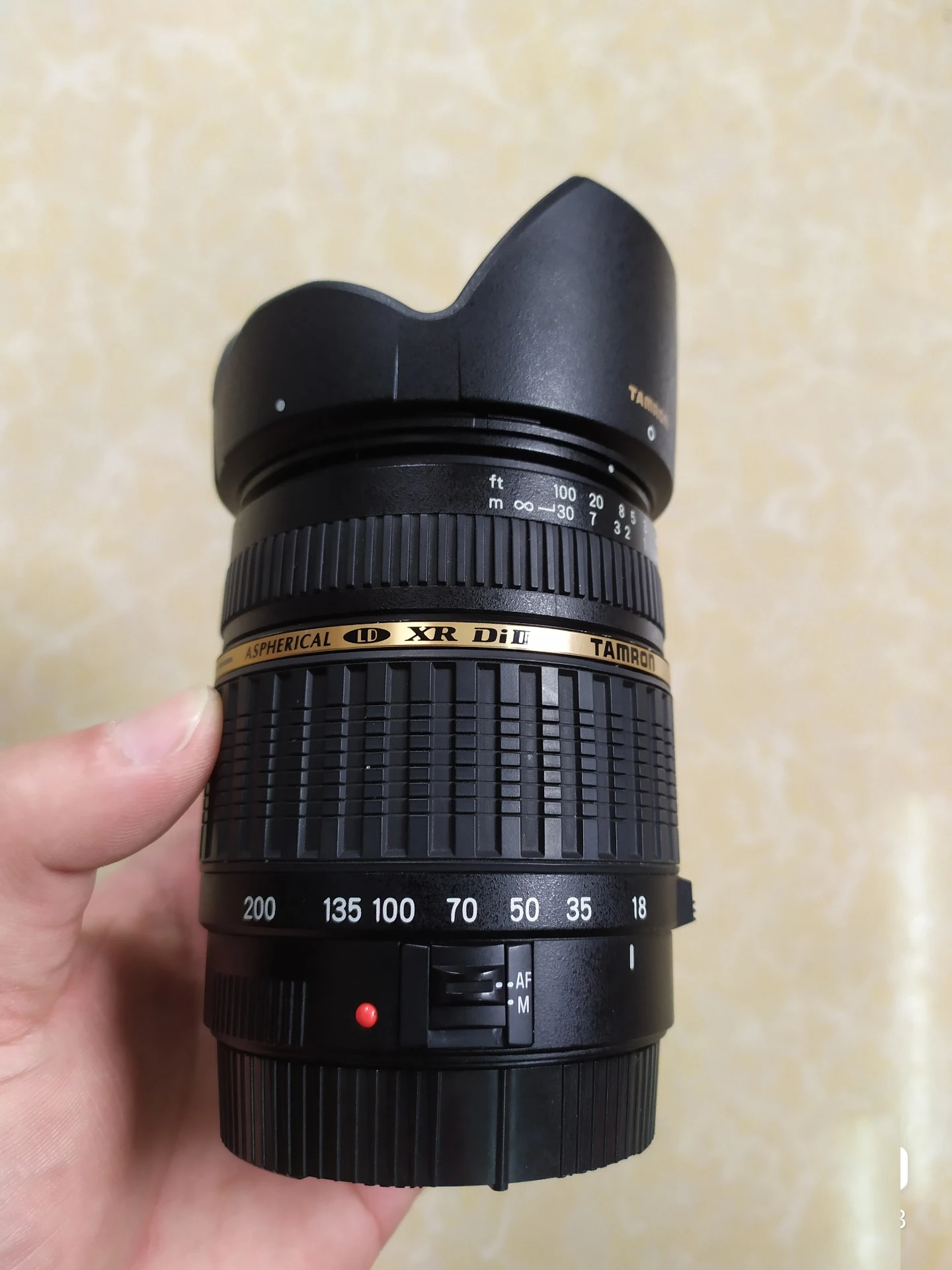 Tamron (A14) 18-200mm F/3.5-6.3 XR Di ILD Aspherical Macro Lens for Nikon Canon Mount