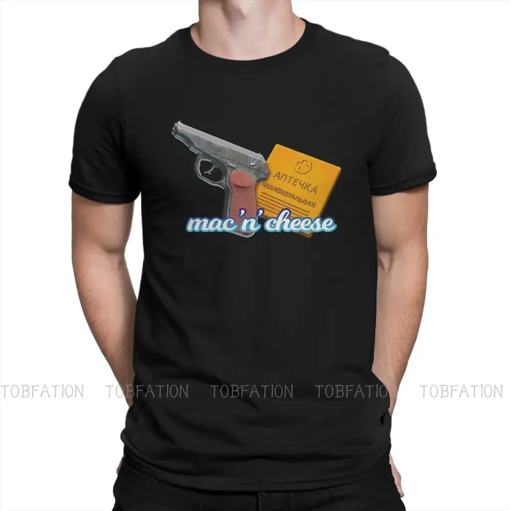 男性用Tarkovofps rpg mmoゲームTシャツ,ルーズでカジュアルなTシャツ,新しいデザイン,ベーシック