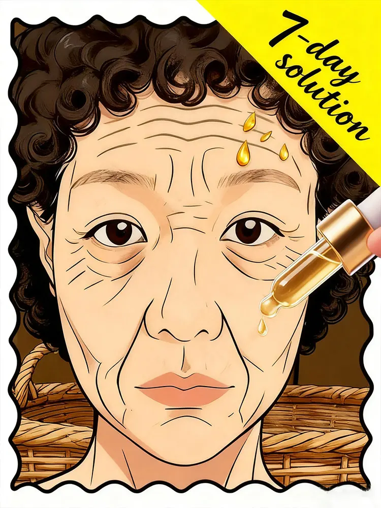 Brak drobnych zmarszczek, od zmarszczek i nie wyglądających na starszych, brak zmarszczek.