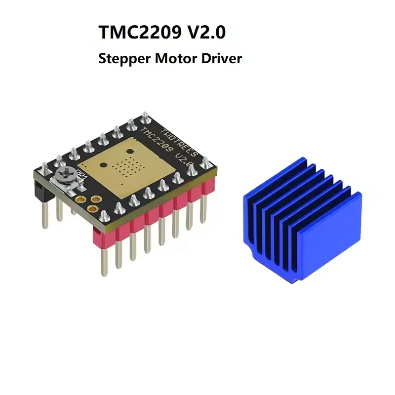 

TMC2209 V2.0 Stepper Motor Driver 2.5A UART Ultra Silent Driver Stepstick Support Step/Dir and Uart Mode for 3D Printer SKR V1.3