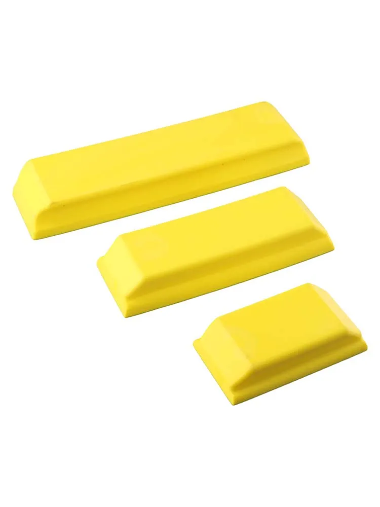 

3pcs Rectangle Sanding Blocks 5/7/10inch Hook And Loop Hand Sanding Block For Auto Body Wood Furniture Metalworking Polishing