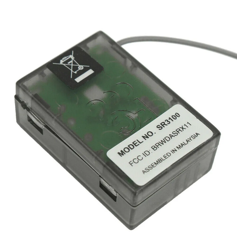 2.4ghz spektrum sr3100 dsm2 receptor dsm2 de superfície de 3 canais com plugue de ligação para dx3r dx5c rc carro rc barco modelo acessórios
