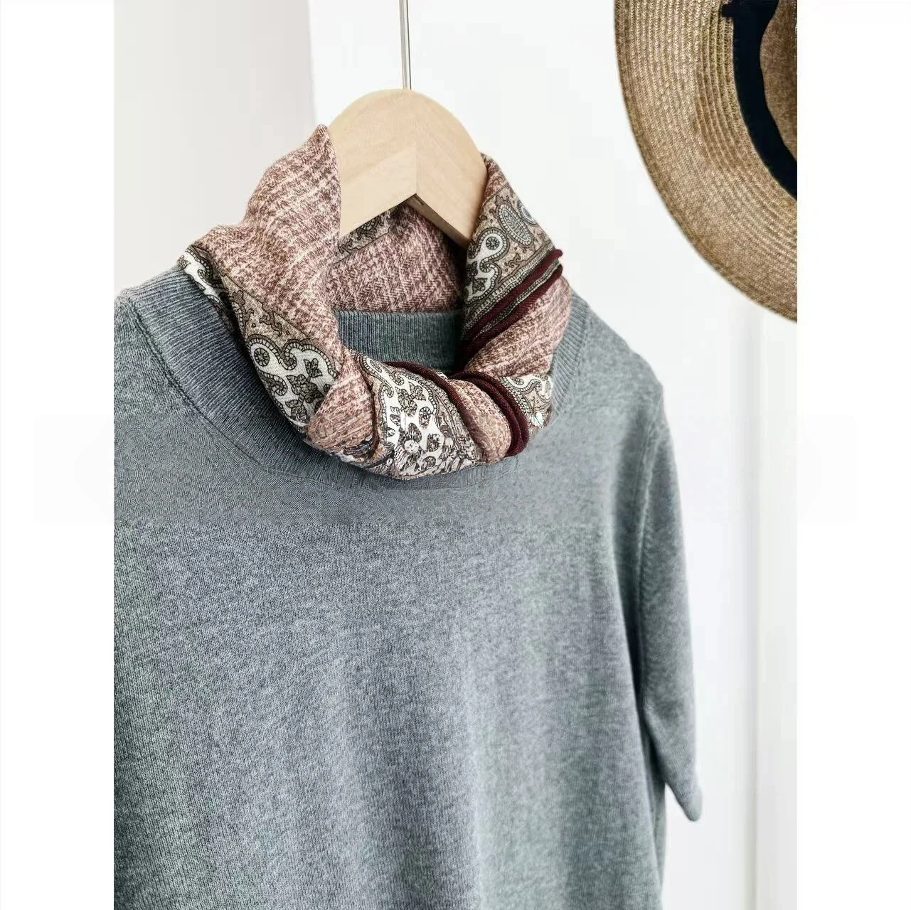 Винтажный шарф 2027 года, 70% – обзор и цена Accessories Brand For Women