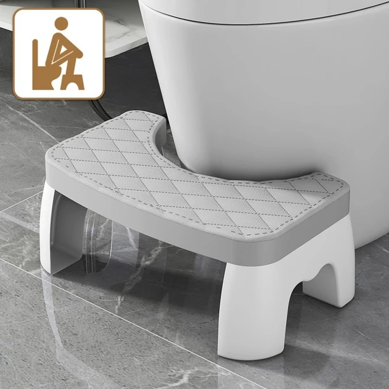 Toilet Squat Stool Removable Non-slip Toilet Seat Stool Portable Squat Stool Home Adult Bathroom Accessories