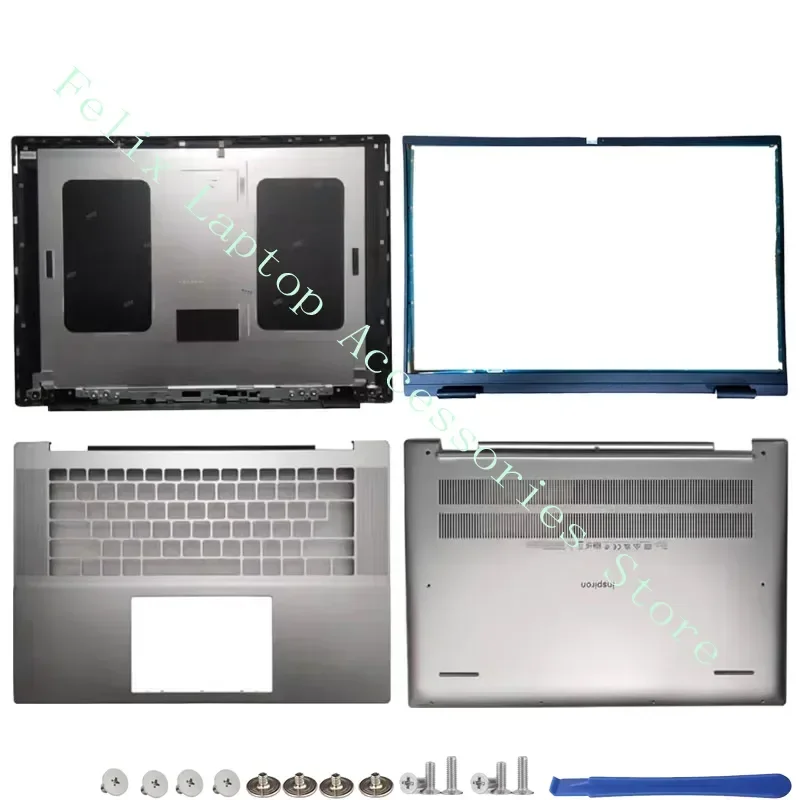 

For DELL Inspiron 560 5635 Laptop LCD Rear Cover/Front Frame/Palm Pad/Bottom Cover Silver 0P3F8C 0HX5TK 0D4WJ7 0YFWNK