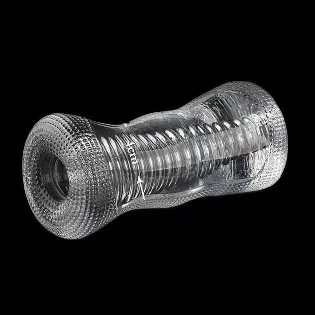 Male Masturbator Transparent Jelly Artificial Vaginal Real Pussy for Men Penis Exerciser Cock Enlarger Suck Sex Toys Erotic view 4