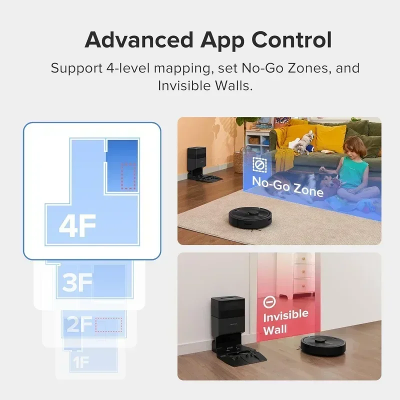 DD2roborock Q5  Robot Vacuum with Self-Empty Dock,Hands-Free Cleaning for up to 7 Weeks,2700Pa Max Suction,180mins Max Run-Time