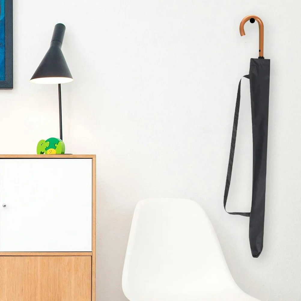 

2Pcs Umbrella Case Protective Sleeve Single Strap Reusable for Straight Reverse Umbrellas Outdoor Rain Cover Storage Bag