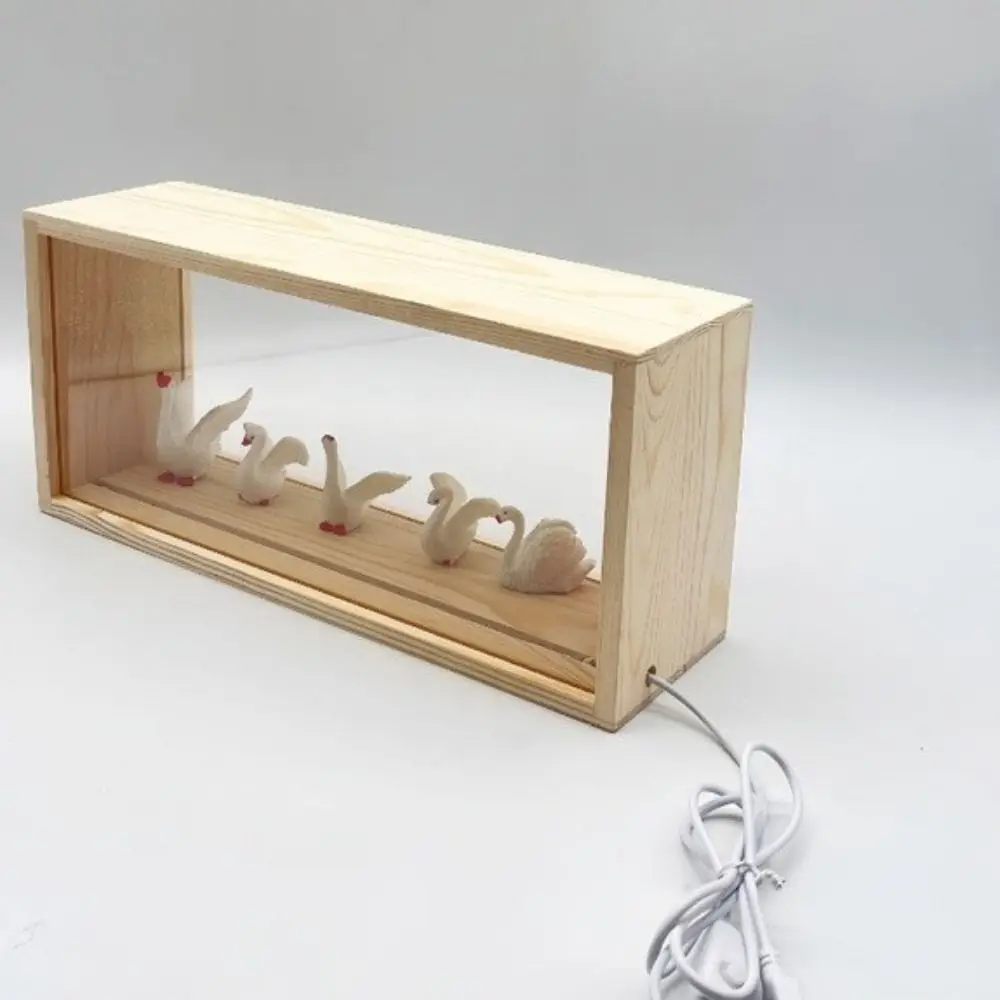 Decorative Creative Shadow Box Frame DIY Empty 3D Picture Frame Transparent Rectangle Figures Display Case Wedding Gift