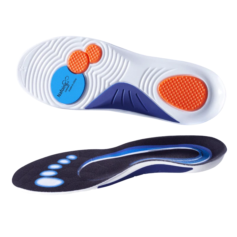Sport Arch Support Insoles สําหรับผู้ชายผู้หญิง Orthopedic Insoles Shock Absorbing รองเท้าแทรกสําหรับเท้าแบนยืน All Day Insole