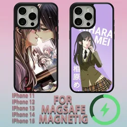 Anime Citrus Yuzu Mei  Phone Case For iPhone 15 14 13 12 11 Pro Max Plus Magsafe Magnetic Wireless Charging Cover