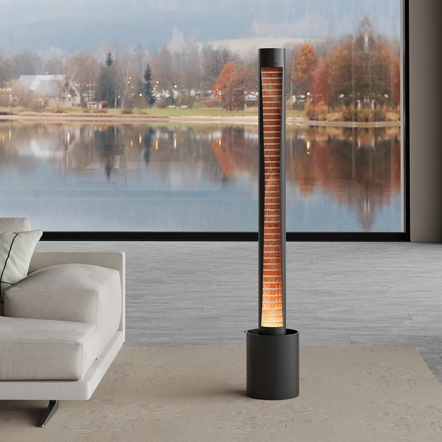 Modern simple water ornaments, circulating water living room to attract wealth and land light luxury office