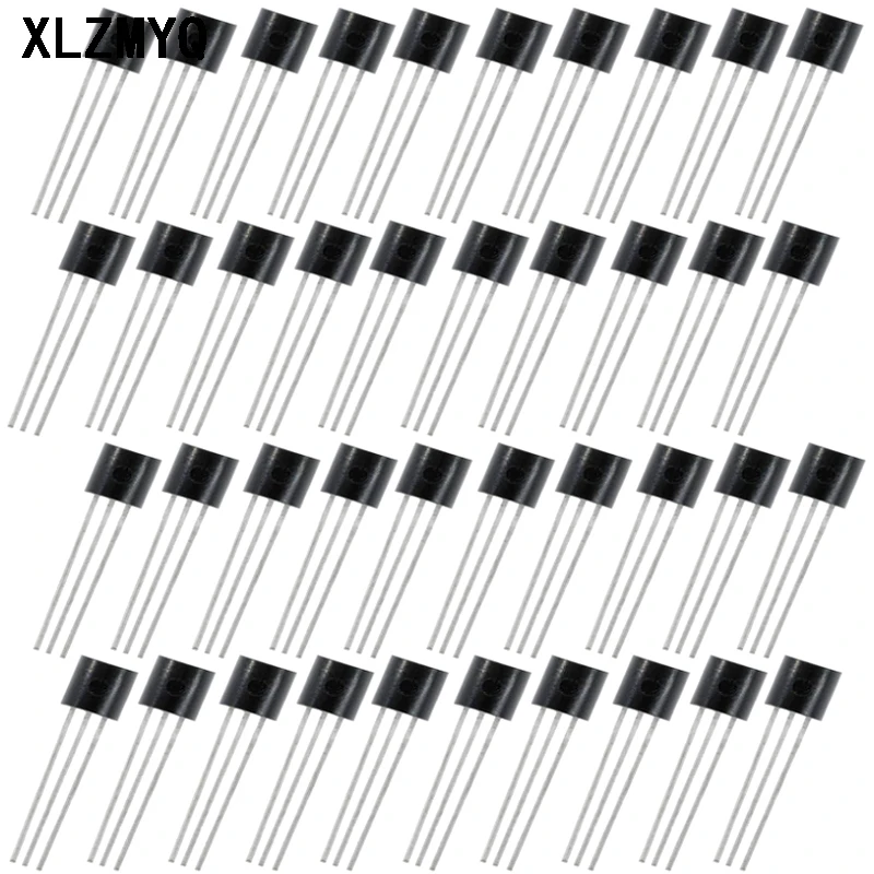 100PCS DS18B20 Chip Programmable Digital Thermometer Temperature Sensor Temperature Acquisition 18B20 TO-92 Diy Kit