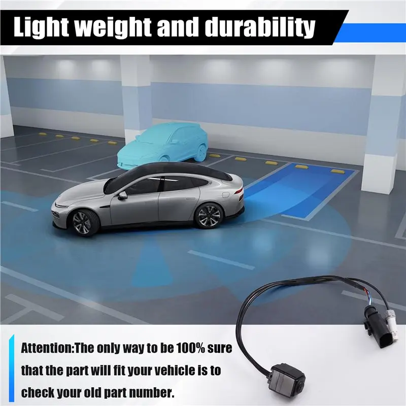 A82M-Parking Reversing Camera For Macan 2015-2021 95B980551H Rear View Backup 95B980551L