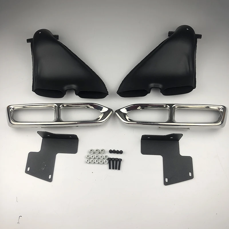 Fit for Audi A6 C8 2018+ high quality exhaust easy installation ABS modified exhaust tail pipe Modification accessories