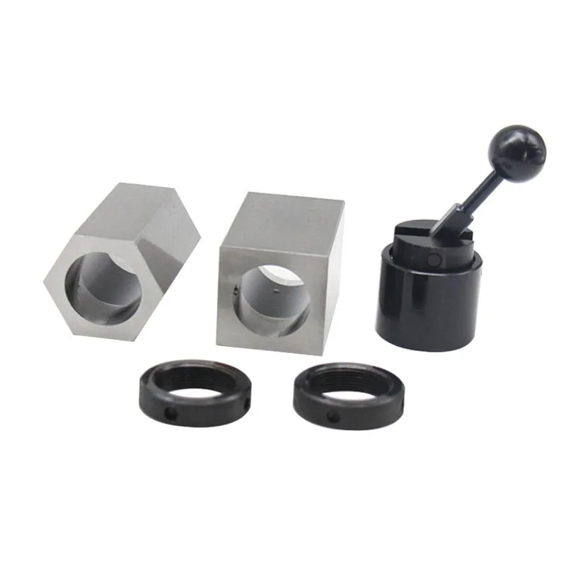 5C Collet Block Set- Includes Hex/Square Collet Block & Collet Closer For Milling Machine