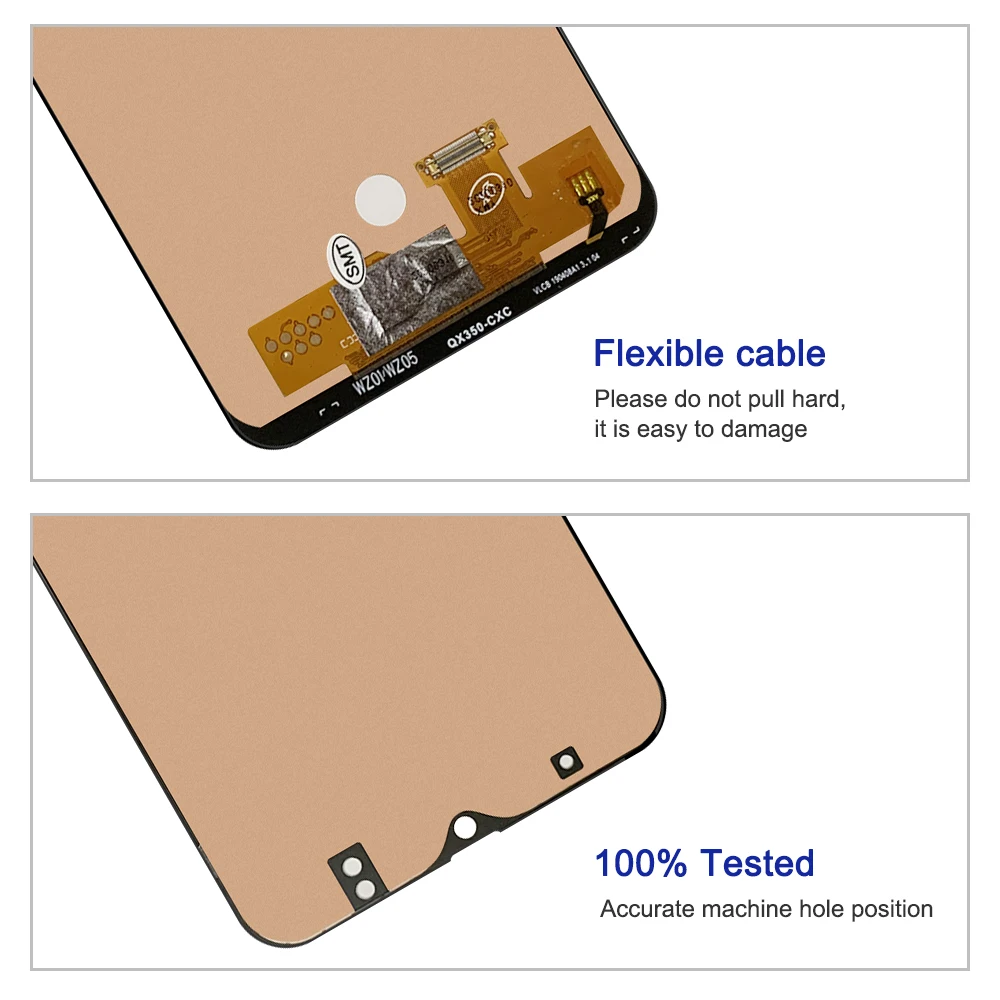 6.4\'\' For Samsung Galaxy A30 A50 A50S LCD Display Touch Screen Digitizer Full New Assembly Replacement 100% Tested No Dead Pixel