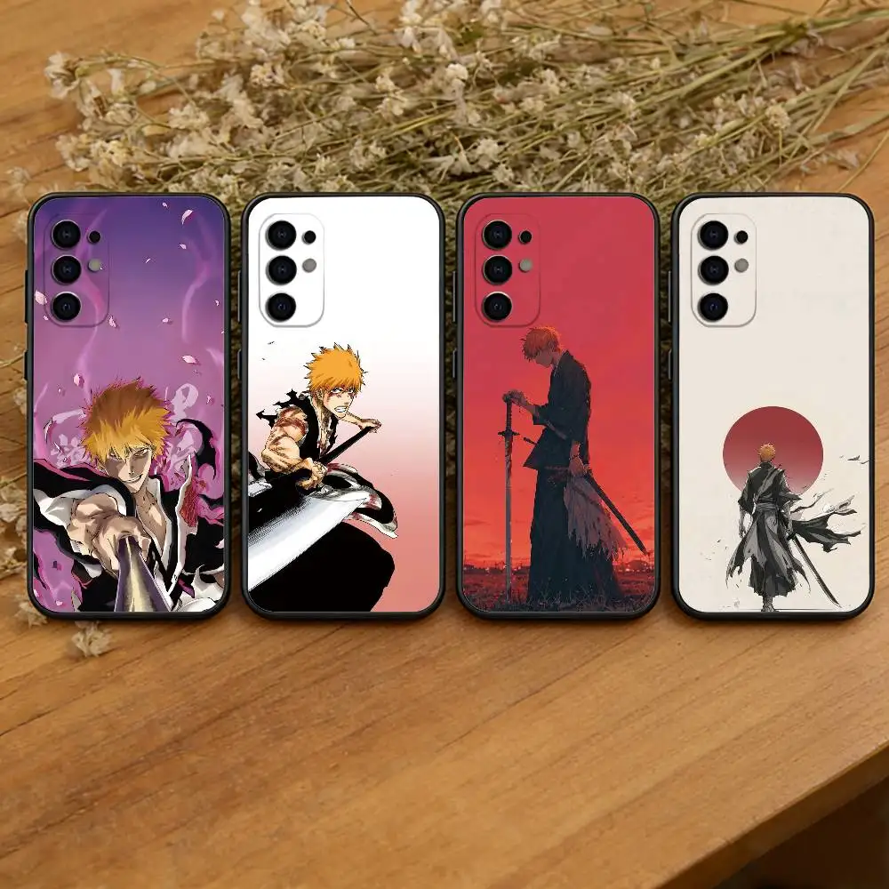 BLEACH Ichigo Kurosaki Phone Case For Samsung S25,S24,S21,S22,S23,S30,Ultra,S20,Plus,Fe,Lite,Note,10,Black Cover