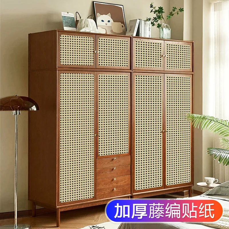 

Wicker furniture renovation wardrobe stickers decorative wall stickers waterproof and moisture-proof self-adhesive thickened